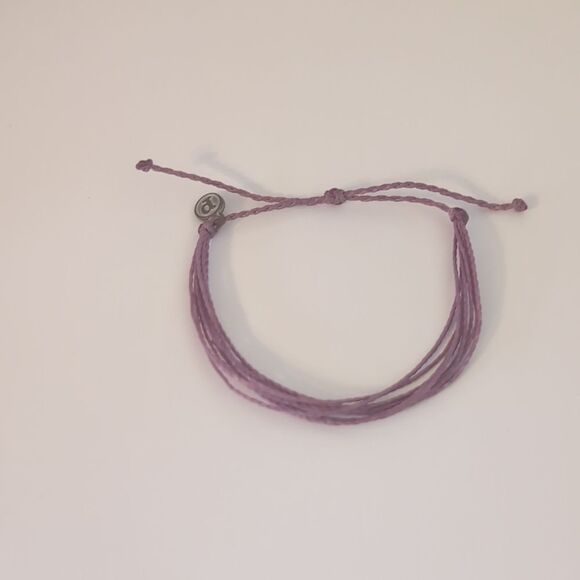 790 Pura Vida Purple Multi Strand Adjustable Slider‎ Bracelet - Picture 3 of 4